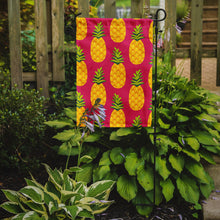 Load image into Gallery viewer, Pineapples on Pink Garden Flag - Outdoor Decorative Yard Flag BB5136GF