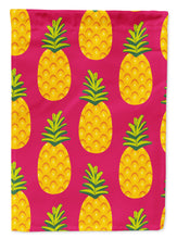Load image into Gallery viewer, Pineapples on Pink Garden Flag - Outdoor Decorative Yard Flag BB5136GF