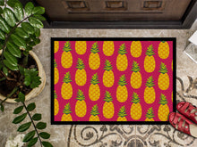 Load image into Gallery viewer, Pineapples on Pink Doormat - 24x36 Decorative Floor Mat – Indoor/Outdoor Rug with Artistic Flair BB5136JMAT