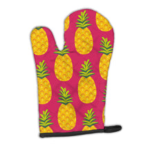 Load image into Gallery viewer, Pineapples on Pink Oven Mitt BB5136OVMT