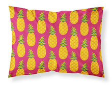 Load image into Gallery viewer, Pineapples on Pink Fabric Standard Pillowcase – Artistic Decorative Front, White Back BB5136PILLOWCASE