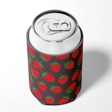 Load image into Gallery viewer, Strawberries on Gray Can or Bottle Hugger BB5137CC