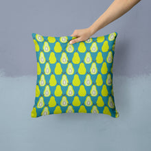Load image into Gallery viewer, Pears on Green Throw Pillow - 14x14 Decorative Pillow – Art for Your Home &amp; Patio BB5138PW1414