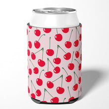 Load image into Gallery viewer, Cherries on Pink Can or Bottle Hugger BB5139CC
