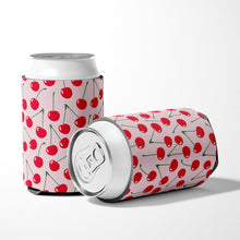 Load image into Gallery viewer, Cherries on Pink Can or Bottle Hugger BB5139CC