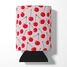 Load image into Gallery viewer, Cherries on Pink Can or Bottle Hugger BB5139CC