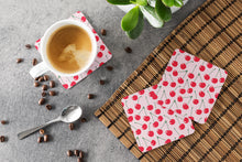 Load image into Gallery viewer, Cherries on Pink Foam Coaster  BB5139FC