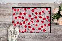 Load image into Gallery viewer, Cherries on Pink Doormat - 24x36 Decorative Floor Mat – Indoor/Outdoor Rug with Artistic Flair BB5139JMAT