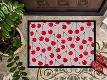 Load image into Gallery viewer, Cherries on Pink Doormat - 24x36 Decorative Floor Mat – Indoor/Outdoor Rug with Artistic Flair BB5139JMAT