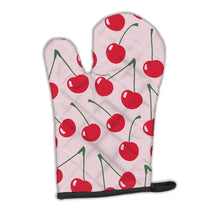 Load image into Gallery viewer, Cherries on Pink Oven Mitt BB5139OVMT