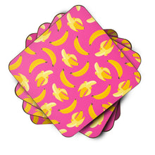 Load image into Gallery viewer, Bananas on Pink Foam Coaster  BB5140FC