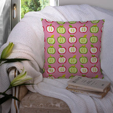 Load image into Gallery viewer, Apples on Pink Throw Pillow - 14x14 Decorative Pillow – Art for Your Home &amp; Patio BB5141PW1414