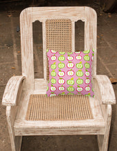 Load image into Gallery viewer, Apples on Pink Fabric Decorative Pillow BB5141PW1818