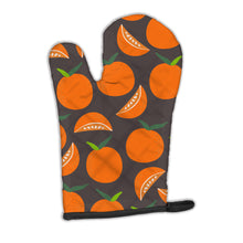 Load image into Gallery viewer, Oranges on Gray Oven Mitt BB5142OVMT
