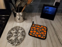 Load image into Gallery viewer, Oranges on Gray Pot Holders - Set of 2 - Heat-Resistant Kitchen Essentials BB5142PTHD