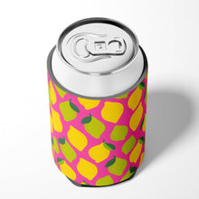 Load image into Gallery viewer, Lemons and Limes on Pink Can or Bottle Hugger BB5143CC