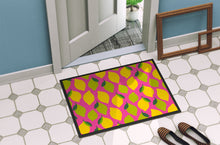 Load image into Gallery viewer, Lemons and Limes on Pink Doormat - 24x36 Decorative Floor Mat – Indoor/Outdoor Rug with Artistic Flair BB5143JMAT
