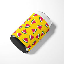 Load image into Gallery viewer, Watermelon on Yellow Can or Bottle Hugger BB5144CC