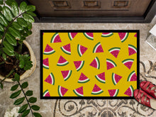 Load image into Gallery viewer, Watermelon on Yellow Doormat - 24x36 Decorative Floor Mat – Indoor/Outdoor Rug with Artistic Flair BB5144JMAT