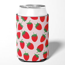 Load image into Gallery viewer, Strawberries on Pink Can or Bottle Hugger BB5146CC