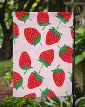 Load image into Gallery viewer, Strawberries on Pink Garden Flag - Outdoor Decorative Yard Flag BB5146GF