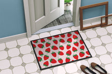 Load image into Gallery viewer, Strawberries on Pink Doormat - 18x27 Decorative Floor Mat – Indoor/Outdoor Rug with Artistic Flair BB5146MAT
