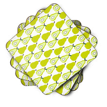 Load image into Gallery viewer, Pears on White Foam Coaster  BB5147FC