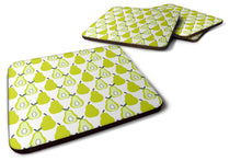 Load image into Gallery viewer, Pears on White Foam Coaster  BB5147FC