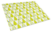 Load image into Gallery viewer, Pears on White Glass Cutting Boards – Durable, Decorative Kitchen Art Large BB5147LCB