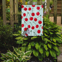 Load image into Gallery viewer, Cherries on Blue Garden Flag - Outdoor Decorative Yard Flag BB5148GF