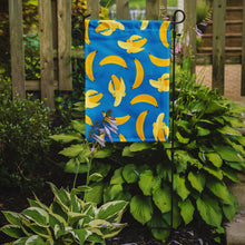 Load image into Gallery viewer, Bananas on Blue Garden Flag - Outdoor Decorative Yard Flag BB5149GF