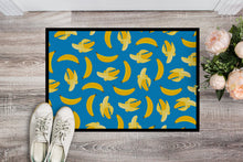 Load image into Gallery viewer, Bananas on Blue Doormat - 18x27 Decorative Floor Mat – Indoor/Outdoor Rug with Artistic Flair BB5149MAT