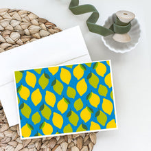 Load image into Gallery viewer, Lemons and Limes Greeting Cards -  Blank Note Cards – 8-Pack of Artist-Designed Cards with Envelopes