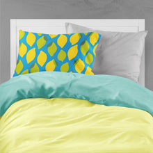 Load image into Gallery viewer, Lemons and Limes Fabric Standard Pillowcase – Artistic Decorative Front, White Back BB5150PILLOWCASE