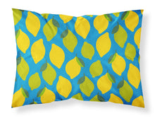 Load image into Gallery viewer, Lemons and Limes Fabric Standard Pillowcase – Artistic Decorative Front, White Back BB5150PILLOWCASE