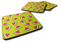 Load image into Gallery viewer, Watermelon on Lime Green Foam Coaster  BB5151FC