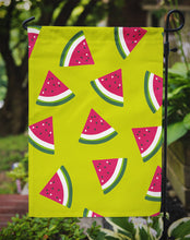 Load image into Gallery viewer, Watermelon on Lime Green Garden Flag - Outdoor Decorative Yard Flag BB5151GF