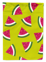 Load image into Gallery viewer, Watermelon on Lime Green Garden Flag - Outdoor Decorative Yard Flag BB5151GF