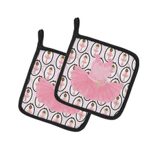 Load image into Gallery viewer, Ballerina Pink Tutu Pot Holders - Set of 2 - Heat-Resistant Kitchen Essentials BB5153PTHD