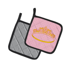Load image into Gallery viewer, Ballerina Tiara Pot Holders - Set of 2 - Heat-Resistant Kitchen Essentials BB5155PTHD