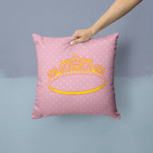 Load image into Gallery viewer, Ballerina Tiara Throw Pillow - 14x14 Decorative Pillow – Art for Your Home &amp; Patio BB5155PW1414