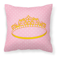 Load image into Gallery viewer, Ballerina Tiara Fabric Decorative Pillow BB5155PW1818