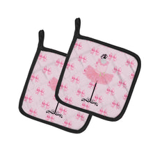 Load image into Gallery viewer, Ballerina Recital Attire Pot Holders - Set of 2 - Heat-Resistant Kitchen Essentials BB5156PTHD