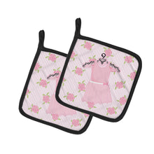 Load image into Gallery viewer, Ballerina Ballet Attire Pot Holders - Set of 2 - Heat-Resistant Kitchen Essentials BB5158PTHD
