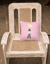 Load image into Gallery viewer, Ballerina Blonde Releve Fabric Decorative Pillow BB5162PW1818