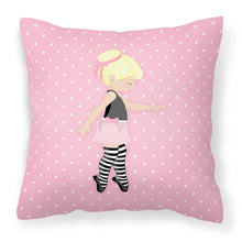Load image into Gallery viewer, Ballerina Blonde Releve Fabric Decorative Pillow BB5162PW1818