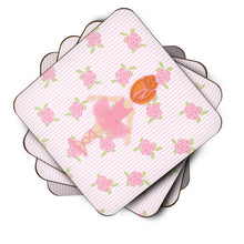 Load image into Gallery viewer, Ballerina Red Head Back Pose Foam Coaster  BB5163FC