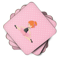 Load image into Gallery viewer, Ballerina Red Head Jete Foam Coaster  BB5165FC