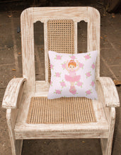 Load image into Gallery viewer, Ballerina Red Front Pose Fabric Decorative Pillow BB5169PW1818