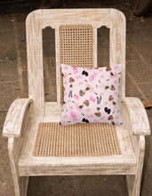 Load image into Gallery viewer, Ballerinas and Roses Fabric Decorative Pillow BB5172PW1818
